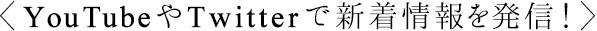 LINEやTwitterで新着情報を発信！