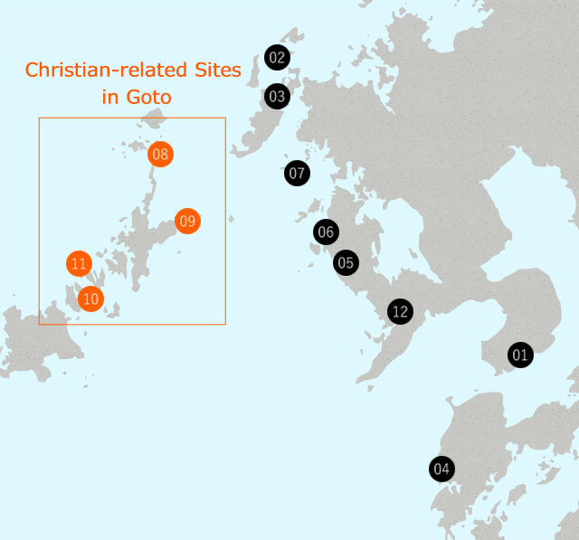 Christian-related Sites in Goto