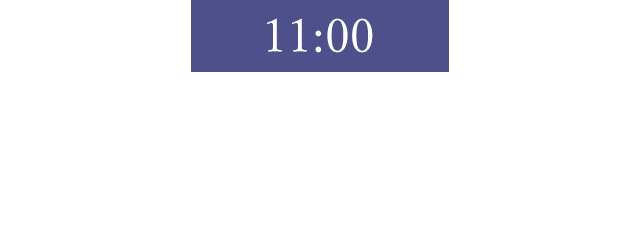 11:00最後の食事は